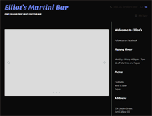 Tablet Screenshot of elliotsmartini.com